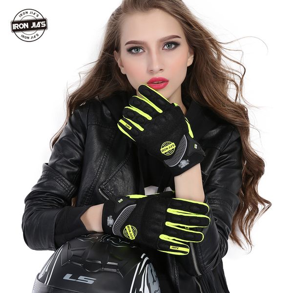 

motorcycle gloves touch screen breathable wearable racing gloves guantes moto luvas motocicleta alpine motocross stars men women, Black