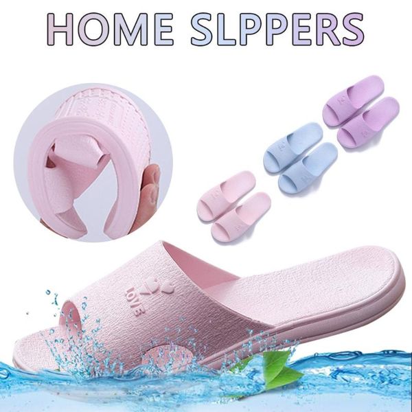 

ladies slippers for summer fashion bathroom non-slip soft bottom home couple plastic slippers sapatos feminino female+shoes #38, Black