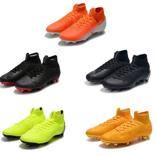 

мужская mercurial superfly vii 7 360 elite fg моды cr7 роналдо неймар футбольной обуви бутсы бутсы размер 39-45
