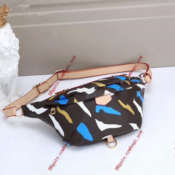 

luxury camouflage waist belt bag men women outdoor sport waist bag fashion classic chest bag letter printed fanny pack women crossbody bags
