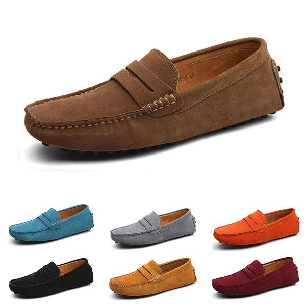 

2020 men casual shoes espadrilles triple black white brown wine red orange khaki mens sneakers outdoor jogging walking color #7