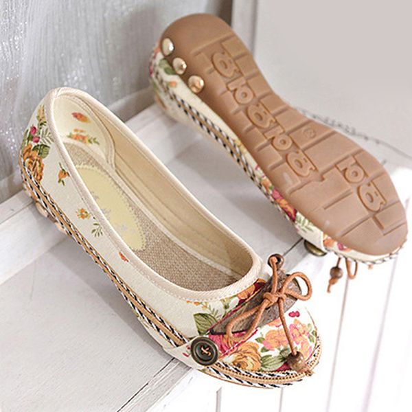 

vintage floral women flats moccasins slip on lace up loafers shoes comfortable ladies shoes flat zapatos mujer 2019, Black