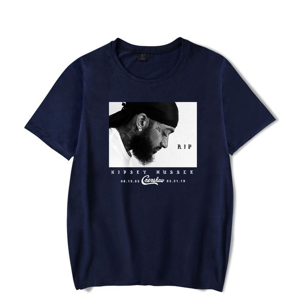 

new summer t shirt men streetwear fashion summer 3d rapper nipsey hussle print short sleeve tshirts men clothes hip hop, White;black