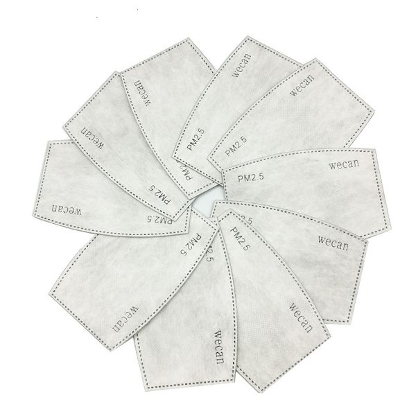 

DHL PM2.5 N95 активированный угольный фильтр маска для лица дыхательная вставка защитный рот сменный анти дымка