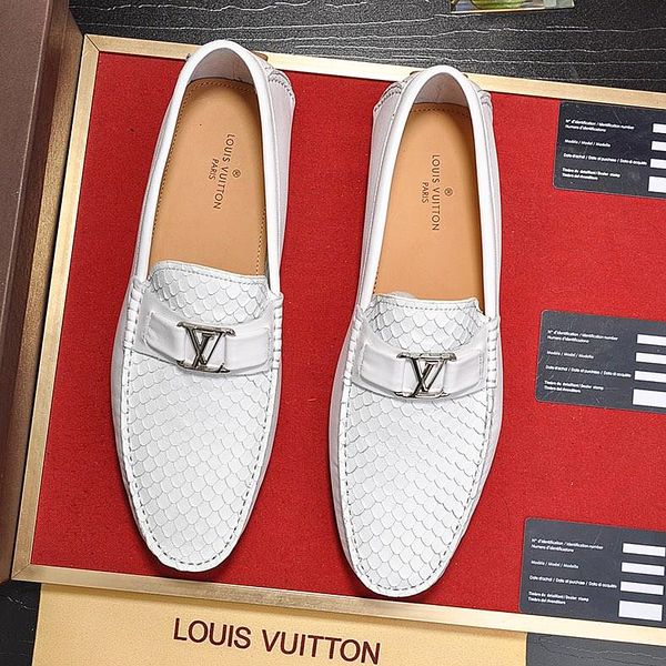 

new style classic luxury men's formal business leather shoes fashion design brand retro texture hrsd, Black