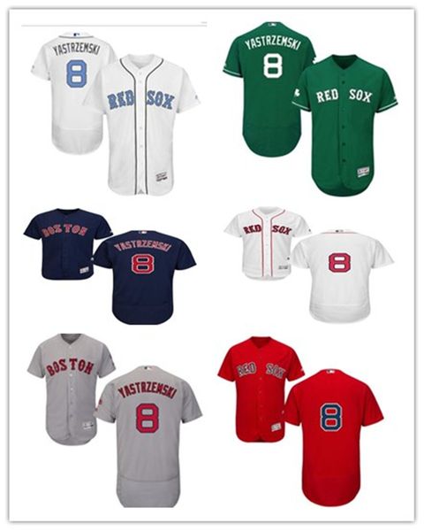 

custom baseball jerseys boston 8 carl yastrzemski bostonred sox men women youth red sox red white high-quality jersey, Blue;black