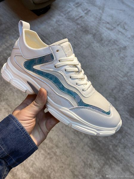 

2020 new sneakers americas cup mens speed trainers shoe men shoes rubber sole genuine leather sneakers platform sock shoes boots k5