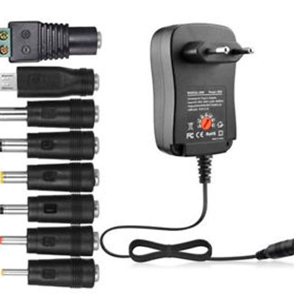 

30w power supply universal adapter ac/dc 3v/4.5v/6v/7.5v/9v/12v 1.5a adjustable