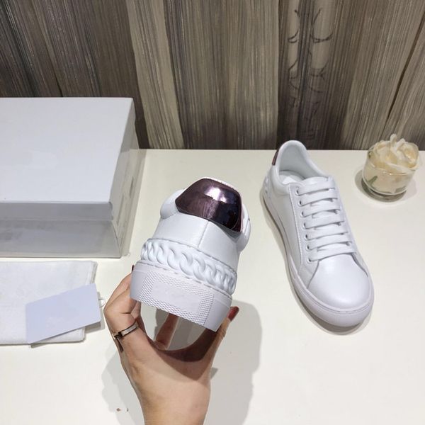 Platform Mens Womens Casual Sneaker Fashion White Reflective