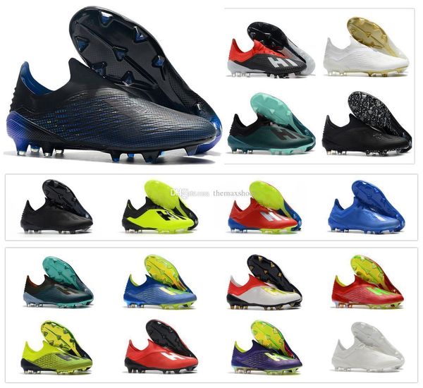 

new x 18.1 18 fg mens soccer football shoes salah jesus 18 x skeletalweave soccer boots soccer cleats size us6.5-11