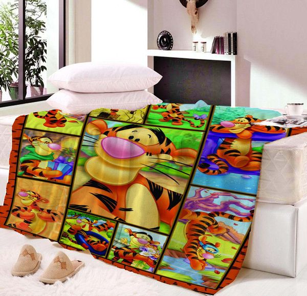 Animal Cute Cartoon Blanket For Bed Beachtowel For Adults Couple Blanket Throws Bedsheet Travel Custom Dropshipping Zebra Print Heated Blanket Dark