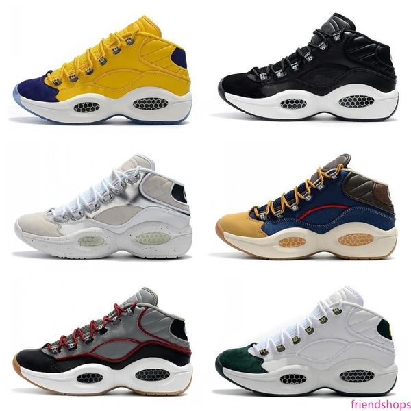 

men sneakers question 1 allen iverson classic mens basketball sho good zapatillas designer sneakers man trainer size 7-11