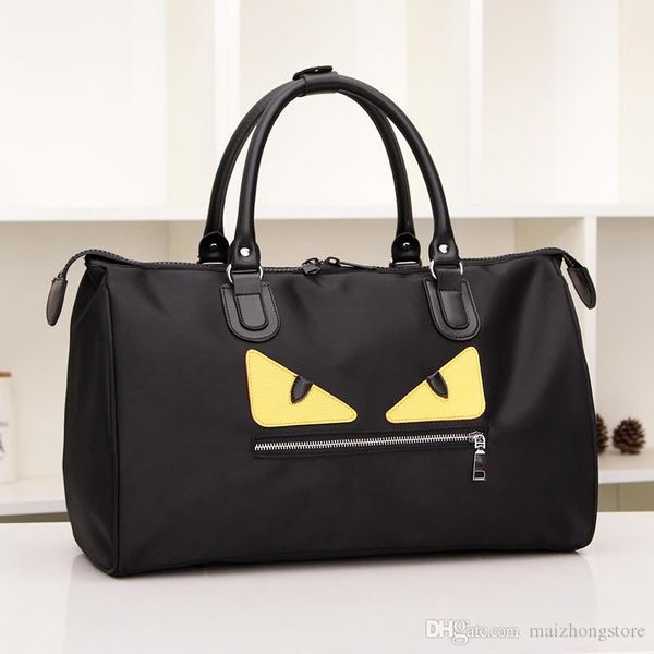 

monster design duffel oxford material women men large capacity totes bags travel gym bags sports outdoor packs luggage