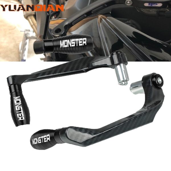 

7/8" 22mm aluminum motorcycle handlebar system brake clutch lever protector hand guard for 696