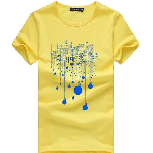 

2017 New Fashion Summer Short Men T Shirt Brand Clothing Cotton Comfortable Male T -Shirt Men Clothing Plus Size Code