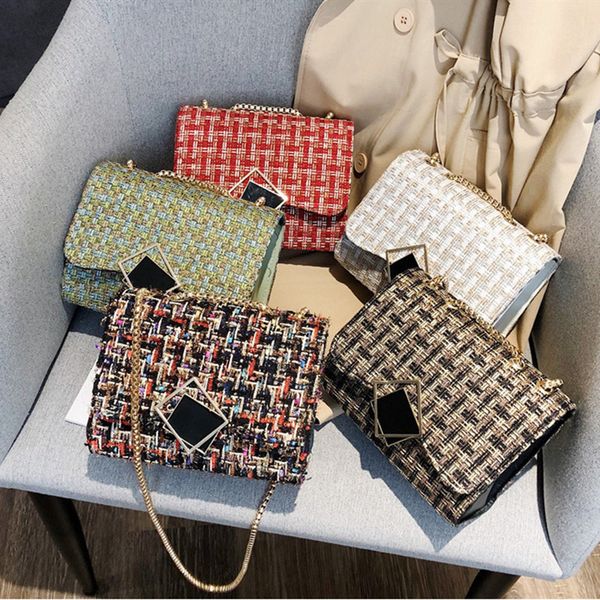 

New Fashion Women Chain Bag Small Stylish Handbag Shoulder Tote Satchel Ladies Retro Messenger Cross Body