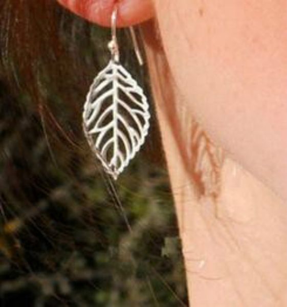 

europe and america trade fashion exquisite simplicity the forest metal leaves earrings selling metal leaf earring ing, Silver