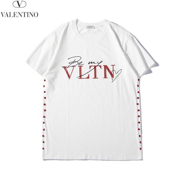 

men's and women's t-shirt short-sleeved summer short-sleeved t-shirt embroidery round neck casual shirt 31, White