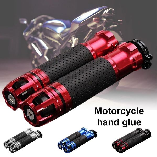 

2pcs stylish motorcycle motorbike handlebar carbon fiber throttle handle grip