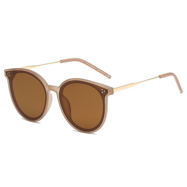 

fashion women's big cat eyes sunglasses women's brand designer women's sunglasses retro europe and america men's metal f, White;black
