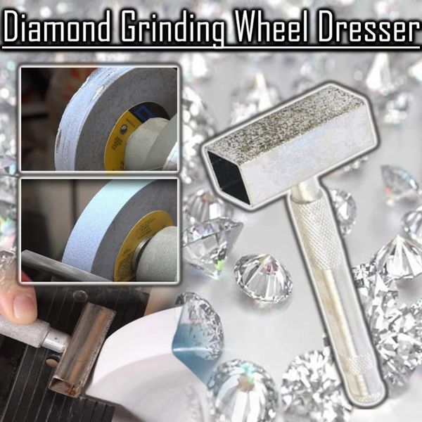 

handheld diamond stone dresser tool grinding wheel dresser truing grinding deburring dressing lathe wheel clean disc tool clh@8
