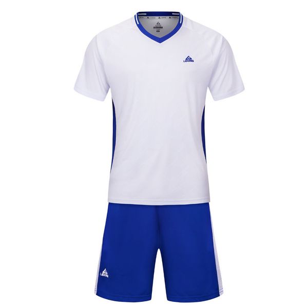 

wholesale customized men football uniforms,mens kits sports clothes tracksuits discount boy football sets with shorts c14-06, Blue;black