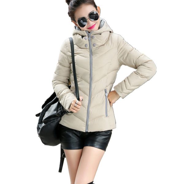 

m-4xl casaco feminino inverno,cotton padded parka,short jacket,hooded parkas,winter jacket women autumn,coats fashion tt1439, Black