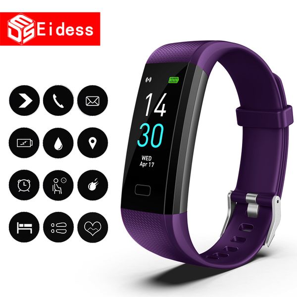 

smart bracelet 5 color watch fitness running traker bluetooth sports waterproof smart bracelet for xiaomi iphone mobile phone, Slivery;brown