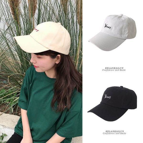 

hat female korean-style-style casual cap summer sun hat ins-style sun baseball cap mens, Blue;gray