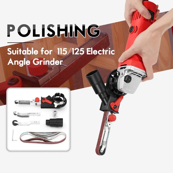 

newset diy sander sanding belt adapter for 115/125 electric angle grinder with m14 thread spindle for woodworking metalworking