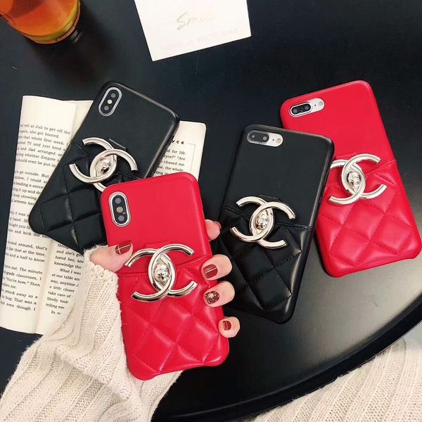 

19ss luxury phone case for iphonexsmax xr xs 7p/8p 7/8 6/6sp 6/6s designer phone case full protective back cover red black color