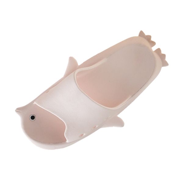 

parent-child summer slippers couples cute cartoon penguin shoes woman house non-slip flat-bottomed pool slipper zapatos de mujer, Black