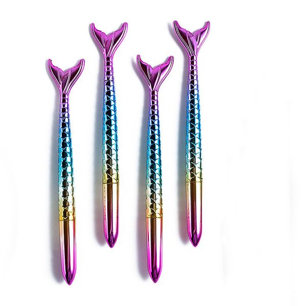 

4pcs 0.5mm creative mermaid style gel pen school office stationery supplies kawaii 1.0mm ball point pen