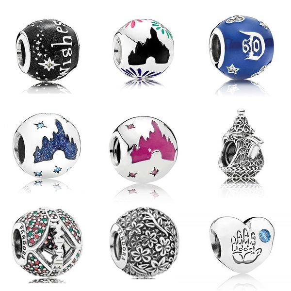 

new 100% 925 sterling silver pandora bead 791800en22 792051aczmx 791595cz 791719cfl 797916cz 791756 791281czb, Black