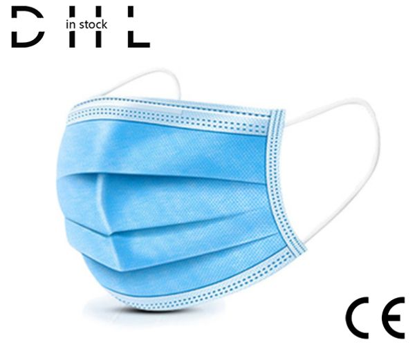 

одноразовая маска для лица mascarilla desechable респиратор три слоя нетканых масок пылевой респиратор точечные маски нехирургические dhl