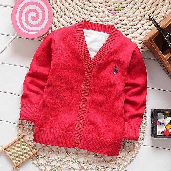 

autumn children's boys and girls baby cotton cardigan baby all-match hair sweater sweater hair, Blue