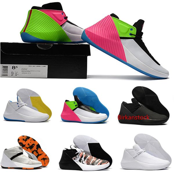 

новый russell westbrook why not zer0. 1 низкая многоцветная баскетбольная обувь мужские кроссовки все черные белые chaussures дизайнерские к