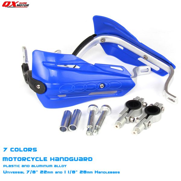 

motorcycle hand guards atv handguards for sx exc crf yz f kx f motorcross universal 7/8" 22mm or 1-1/8 28mm handlebars