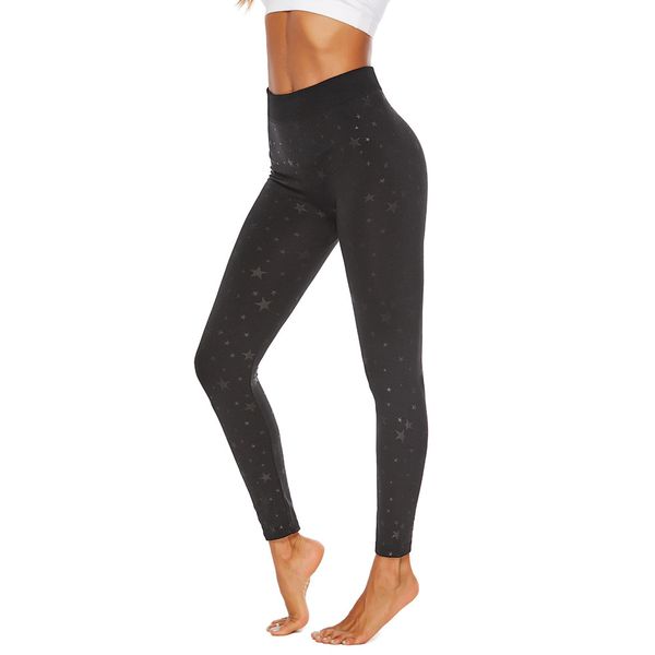 

wild printed ladies sweatpants women plus size workout vintage print leggings fitness sport athletic pants high skinny pants, Black;white