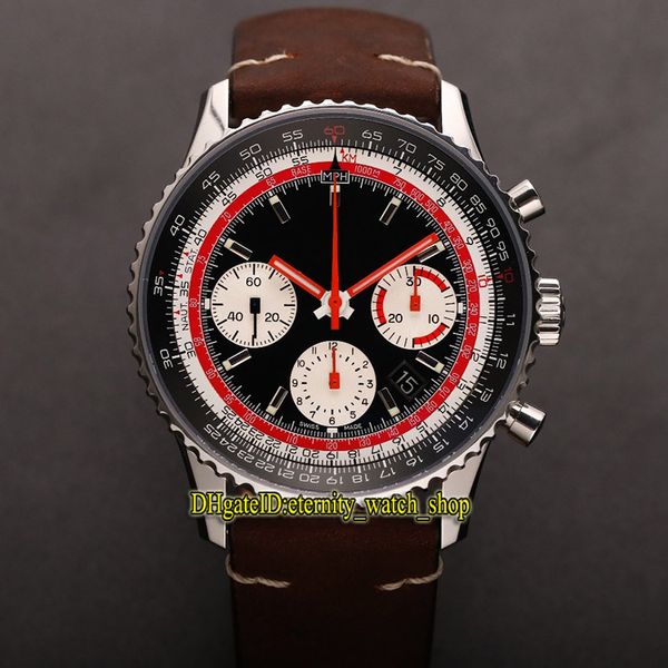 V9F Top B01 AB01211B1B1X2 Swissair Special Edition ETA A7750 Cronografo automatico Orologio da uomo Rotazione bidirezionale Lunetta Sport Stopwat3088