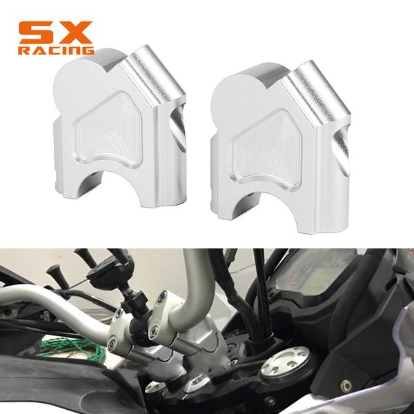 

motorcycle silver handlebar riser up backs moves bracket kit clamp for benelli trk 502 trk502 2016-2017