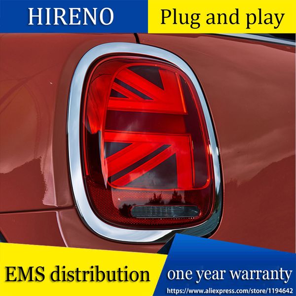 

car styling led tail lamp for f55 f56 f57 tail lights 2013-now for mini rear light drl+turn signal+brake+reverse led lights