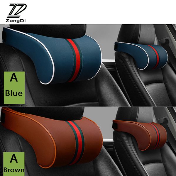 

zd 1x car neck pillow three primary colors headrest for c4 c5 solaris i30 vw polo t5 ford fiesta fusion mustang