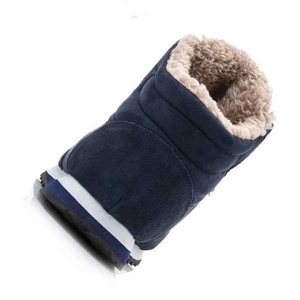 

2019 men boots winter boots botas hombre winter shoes fur lace up warm snow boots for men shoes fashion 699, Black