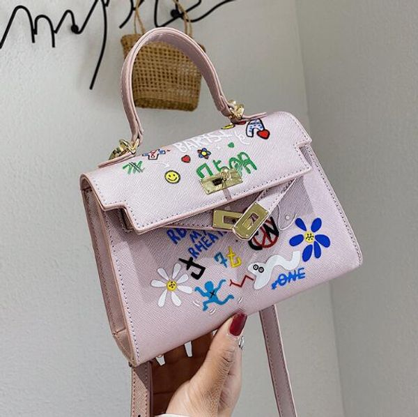 

мини kely сумки lady малого crossbody сумка женщин способ graffiti плечо сумка