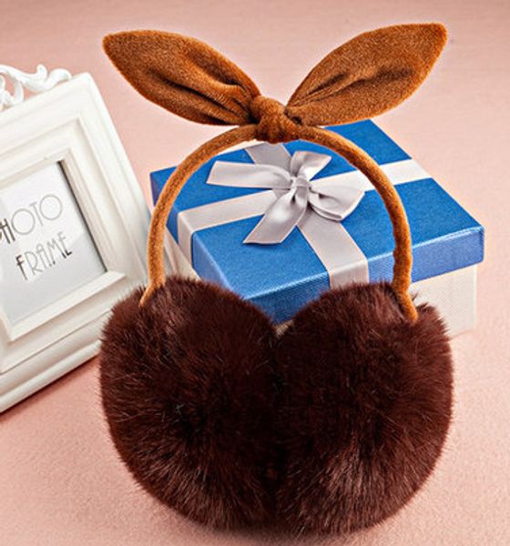 

ear warmers women ladies girl sweet plush fluffy warm fur earmuffs earlap ear cover muffs orejeras winter hipping, Blue;gray