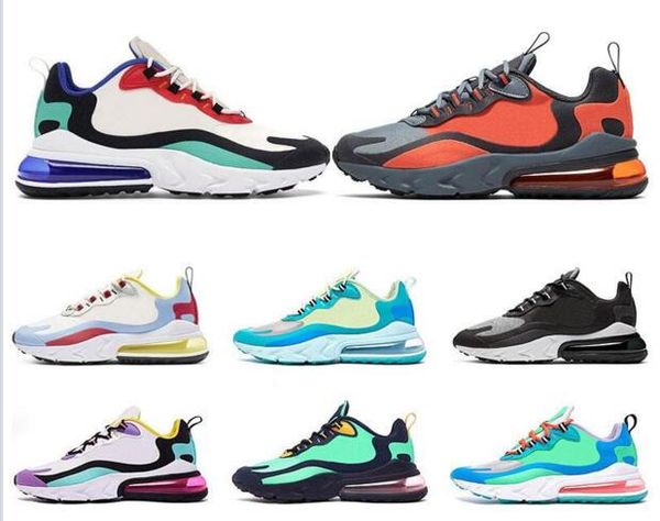 

2019 blue void bright violet bauhaus react men designer run shoe electro green optical trainer sports outdoor sneakers 40-45, White;red