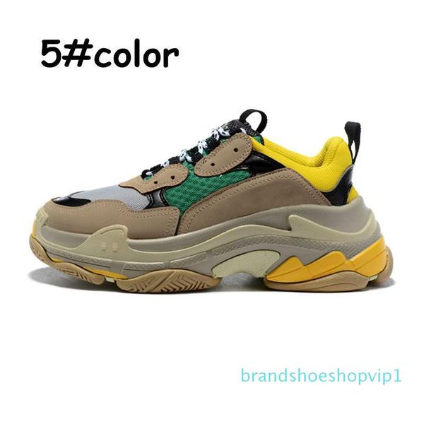 

new triple s designer shoes sneakers for men platform black white gray red pink women mens trainers fashion casual dad shoes size 36-44t01