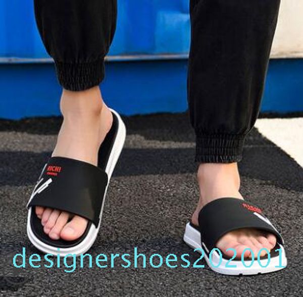 

fashion 2019 13 black lightweight men shoes solid color men big size classic slipper d01
