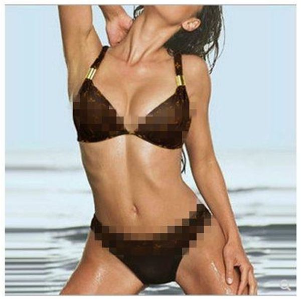 

designer lady bikini underwear brand letter printed brand set bikini for women luxury two-piece female bikini bathing suit, Red;black
